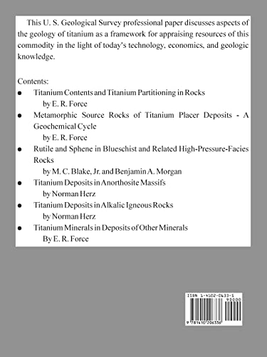 Geology and Resources of Titanium,Used