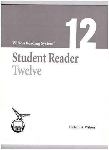 Wilson Reading System  Student Reader Twelve (12)  Third Edition,Used
