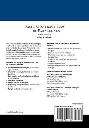 Basic Contract Law For Paralegals