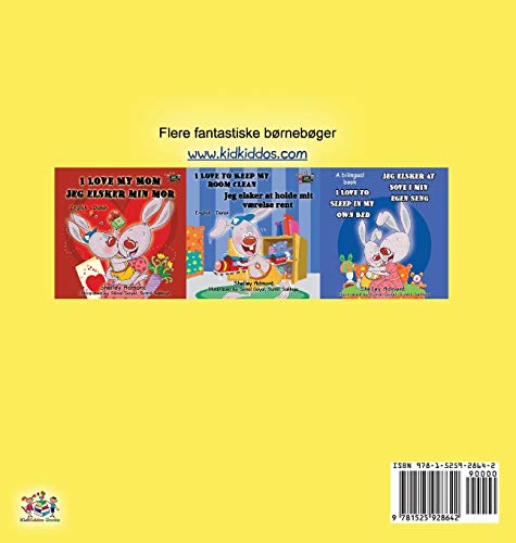 I Love to Eat Fruits and Vegetables (Danish edition) (Danish Bedtime Collection),Used