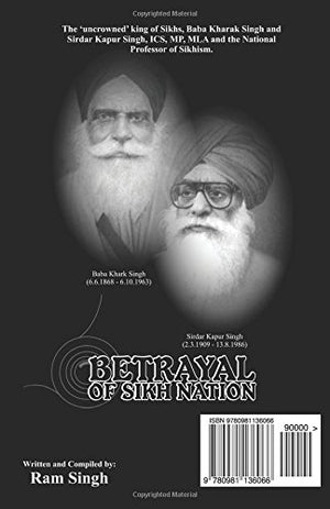 Betrayal Of Sikh Nation By Master Tara Singh,New