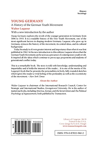 Young Germany: History of the German Youth Movement (Social Science Classics),Used