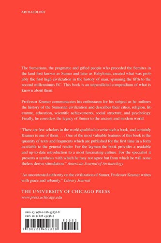 The Sumerians: Their History, Culture, And Character (Phoenix Books)-new