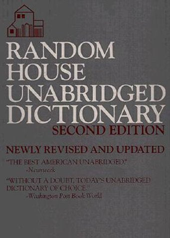 Random House Unabridged Dictionary,Used