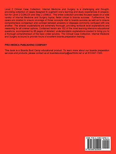 Level 2 Clinical Case Collection: Internal Medicine and Surgery,Used