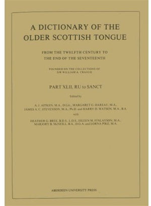 A Dictionary Of The Older Scottish Tongue From The Twelfth Century To The End Of The Seventeenth, Vol. 8,Used