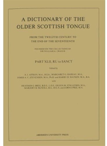A Dictionary Of The Older Scottish Tongue From The Twelfth Century To The End Of The Seventeenth, Vol. 8,Used