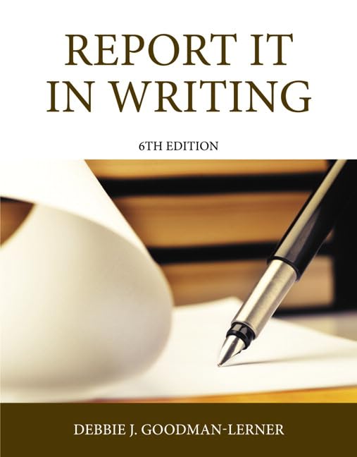 Report It in Writing,Used