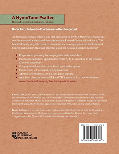 A HymnTune Psalter Book Two: Revised Common Lectionary Edition Gradual Psalms: The Season After Pentecost,Used