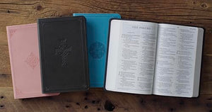 ESV Large Print Value Thinline Bible (TruTone, Olive, Celtic Cross Design),Used