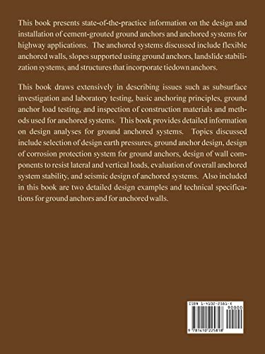 Ground Anchors and Anchored Systems,Used