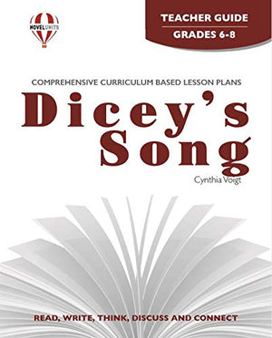 Dicey'S Song  Teacher Guide By Novel Units,Used