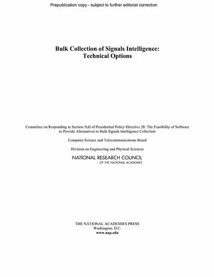 Bulk Collection of Signals Intelligence: Technical Options,Used