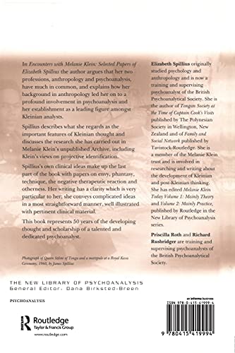 Encounters with Melanie Klein (The New Library of Psychoanalysis),Used