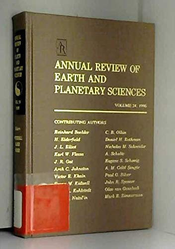 Annual Review of Earth and Planetary Sciences: 1996 (24) (Annual Review of Earth & Planetary Sciences),Used