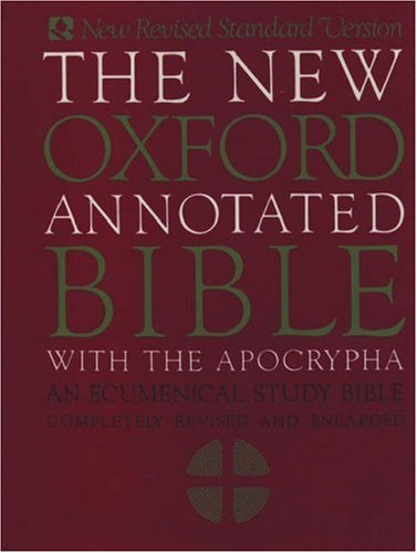 The New Oxford Annotated Bible With Apocrypha: An Ecumenical Study Bible,New