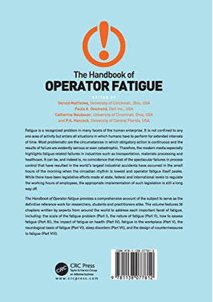 The Handbook of Operator Fatigue,Used