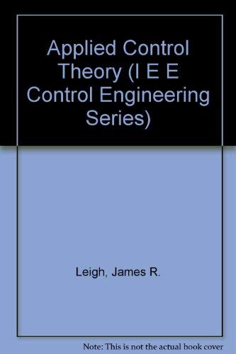 Applied Control Theory (I E E CONTROL ENGINEERING SERIES),Used