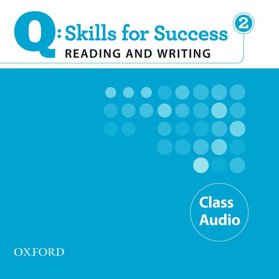 Q: Skills for Success 2 Reading & Writing Class Audio,Used