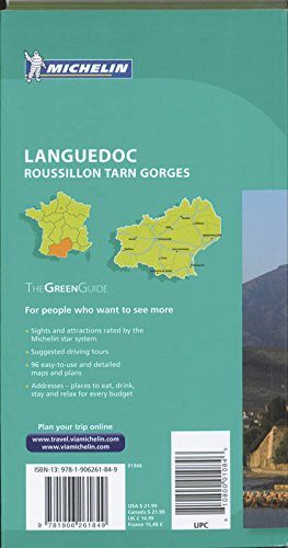 Michelin Green Guide Languedoc Roussillon Tarn Gorges, 6e (Green Guide/Michelin),Used