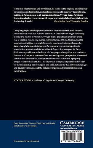 Language and Time: A Cognitive Linguistics Approach (Cambridge Studies in Cognitive and Perceptual Development (Hardcover)),Used