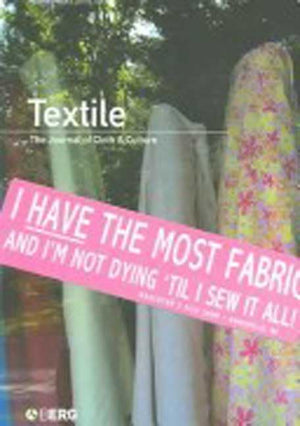 Textile, Volume 4, Issue 1: The Journal of Cloth and Culture,Used