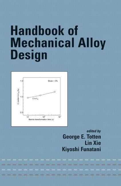 Handbook of Mechanical Alloy Design (Dekker Mechanical Engineering, 164),Used
