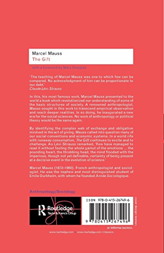 The Gift: The Form and Reason for Exchange in Archaic Societies (Routledge Classics),Used