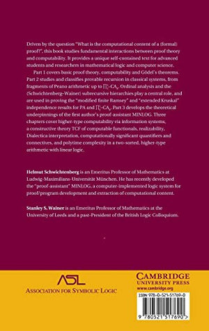 Proofs and Computations (Perspectives in Logic),New