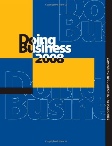 Doing Business 2008 (Doing Business),Used