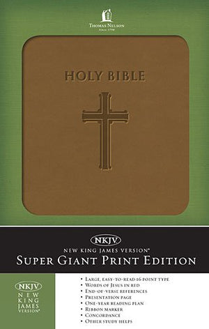 Super Giant Print Biblenkjv,New