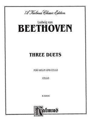 Three Duets for Violin and Cello (Kalmus Edition),Used