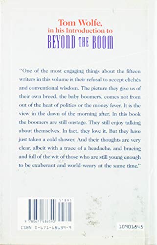 Beyond The Boom: New Voices On American Life, Culture, And Politics-used