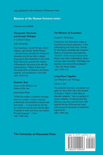 Politics and Ambiguity (Rhetoric of the Human Sciences),New
