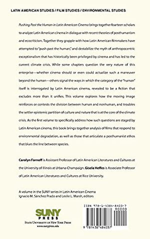 Pushing Past the Human in Latin American Cinema (SUNY Series in Latin American Cinema),Used