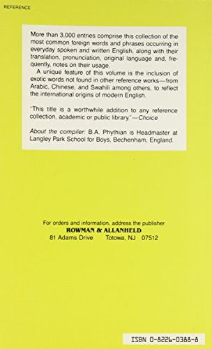 A Concise Dictionary of Foreign Expressions (A Helix books),Used