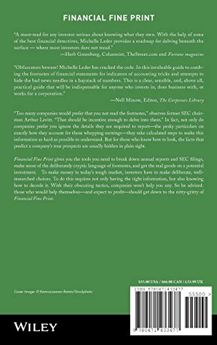 Financial Fine Print: Uncovering a Company's True Value,Used