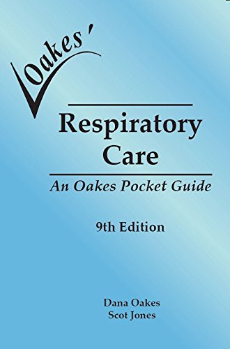 Oakes' Respiratory Care Pocket Guide. 9E Softcover,Used