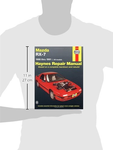Mazda RX7 models Including Turbo (8691) Haynes Repair Manual (Haynes Repair Manuals),New