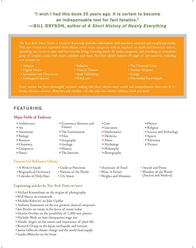 The New York Times Guide To Essential Knowledge: A Desk Reference For The Curious Mind,Used