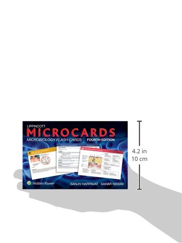 Lippincott Microcards: Microbiology Flash Cards,New