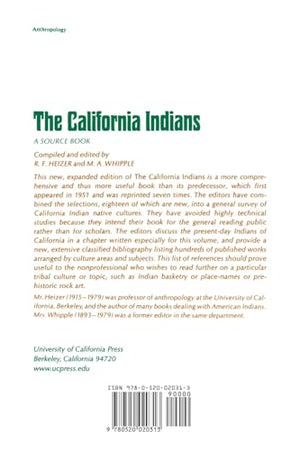 The California Indians: A Source Book,Used