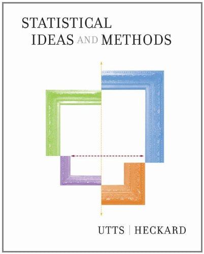 Statistical Ideas and Methods (with CDROM and Internet Companion for Statistics),Used