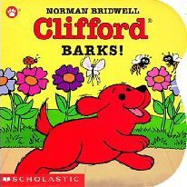 Clifford Barks! (Press the Button and Listen/Board Book With Sound Module),Used