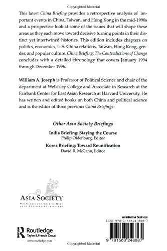 China Briefing: The Contradictions of Change,Used