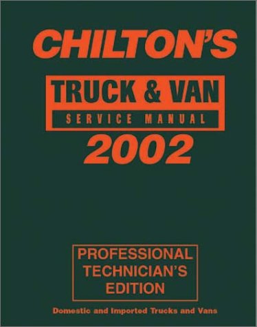 Truck & Van Service Manual 19982002  Annual Edition (Chilton Service Manuals),Used