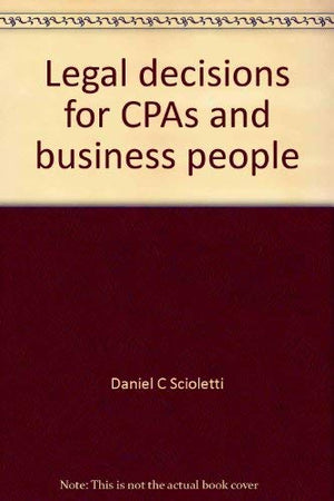 Legal decisions for CPAs and business people,Used