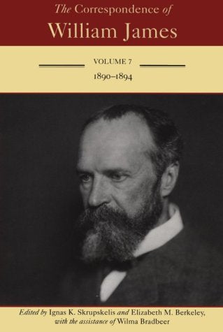 The Correspondence Of William James: William And Henry 18901894 (Volume 7),Used
