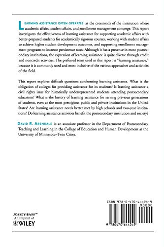 Access at the Crossroads: Learning Assistance in Higher Education: ASHE Higher Education Report, Volume 35 Number 6 (JB ASHE Hi,Used