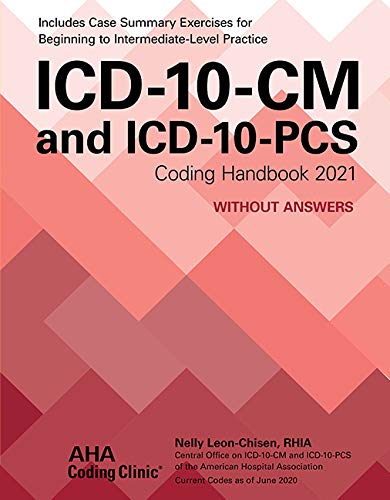 Icd10Cm And Icd10Pcs Coding Handbook Without Answers 2021